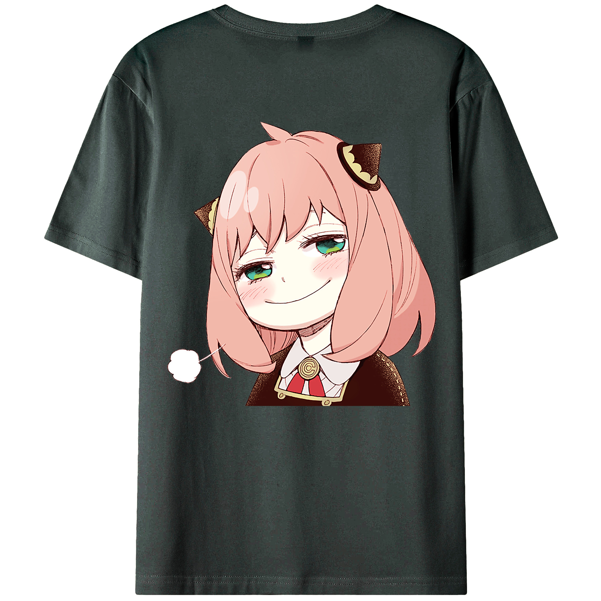 （画像用） SPY×FAMILY间谍家家酒 綿100％ メンズ半袖Tシャツ（バックプリント） 通気性